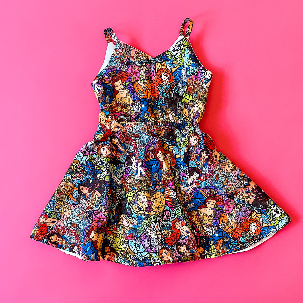 6t Stained Princess Sundress