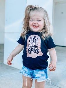 Boos Tee {black with rose gold}